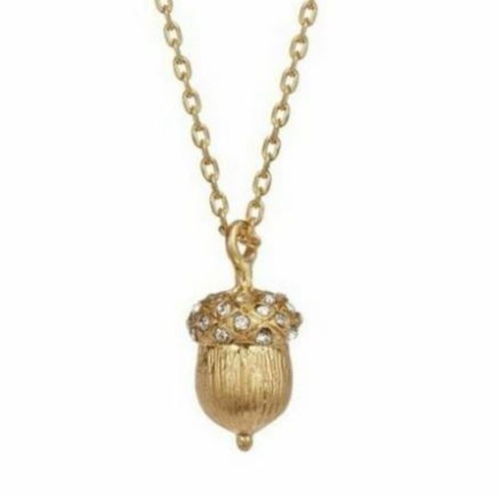 Kate Spade Pave Acorn Pendant Necklace